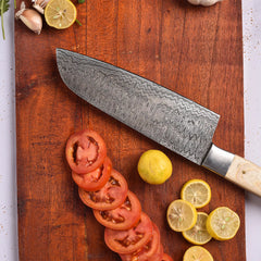 Mirage Series 5 Piece Hand-Made Damascus Chef Set